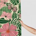 thumbnail image 3 of Fenyluxe Mid Century Modern Abstract Geometric Boho Shower Curtains for Bathroom, Cute Pink Floral Bathroom Shower Curtain, Vintage Bath Curtain, Waterproof Fabric Shower Curtain 60x72, 3 of 7