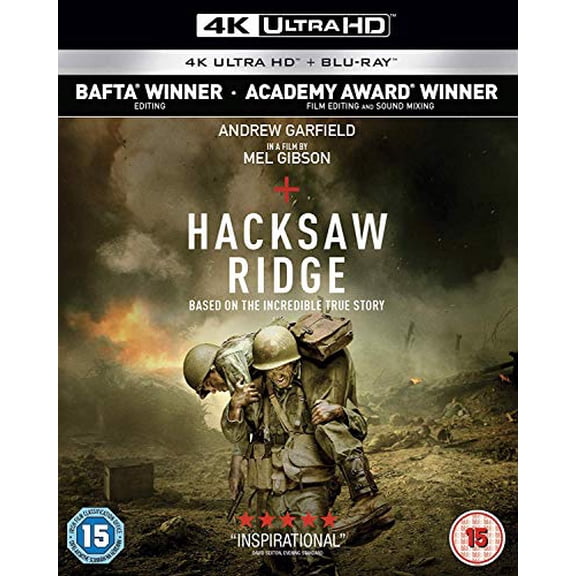 Hacksaw Ridge (4K Ultra HD) Teresa Palmer Luke Bracey Richard Roxburgh Luke Pegler Vince Vaughn