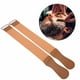 thumbnail image 5 of Doble 2 Uds Maquinilla De Afeitar Recta Strop Doble Capa Barbero Maquinilla De Afeitar Afilar Navajas Rectas Strop Cinturón, 5 of 7