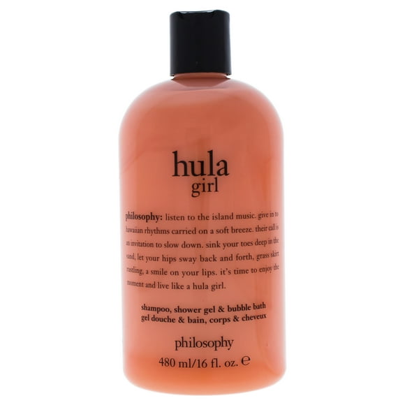 Hula Girl by Philosophy for Unisex - 16 oz Shampoo Shower Gel and Bubble Bath