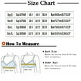 thumbnail image 2 of Underwear for Womens Criss Cross Back Front Snap Closure Bras Casual Fashion Thick Seamless Breathable Bralette, 2 of 4