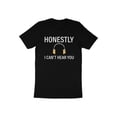 thumbnail image 3 of Funny Headphone Music Listener Humor Gift for Men Women Kids T-Shirt Sarcastic Music Listener Birthday Holiday Presents Men Women Tshirt, 3 of 10