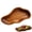 Brown, variant on KRONDO Organic Cloud Shape Wooden Serving Tray, Irregular Natural Wood Appetizer Cheese Board, Eco-Friendly Handcrafted Home Decor, White