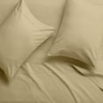 thumbnail image 4 of 6-PC Queen XL Egyptian 300-TC Cotton Sheet Set - 10" Deep Pockets with 1 Fitted Sheet, 1 Oversized Flat Sheet 4 Pillowcases - Taupe, 4 of 7