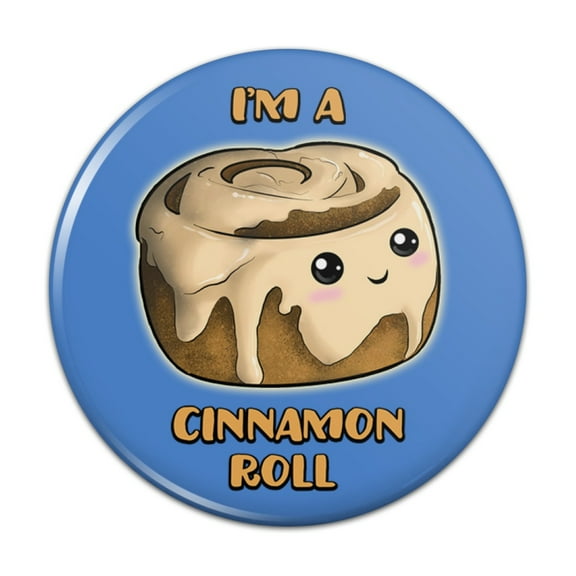 I'm A Cinnamon Roll Kawaii Pinback Button Pin