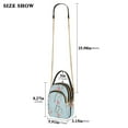 thumbnail image 2 of joogoo Women Flowers Bows Chain Crossbody Bags Shoulder Handbag Phone Purse, 2 of 5