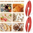 thumbnail image 2 of Seafood Nut Cracker, Ergonomic Handle Metal Lobster Claw Shellfish Crab Opener Kitchen Tool Utensil For Effortless Meat Removal, Unique Lobster Claw Style Handle Red Finish Zinc, 2 of 5