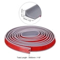 thumbnail image 2 of REGALWOVEN Collapsible Shower Barrier Stopper Water Splash Guard Blocker for Bathroom Gray 118"Lx0.8"Wx0.5"H, 2 of 6