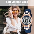 thumbnail image 3 of Watches for Women,Digital Watch for Ladies Waterproof Wristwatch with Alarm/Stopwatch/Back Light Gifts for Women, 3 of 8