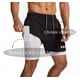thumbnail image 2 of Gym Short Con Licra Deportiva 2 En 1 Correr Calidad Asrv Bk, 2 of 8