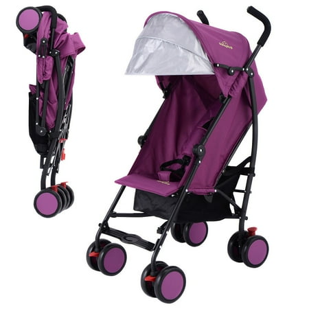 Lightweight Umbrella Stroller Baby Toddler Travel Canopy Hood Storage Basket  Walmart.com