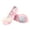 Pink-01, variant on Kids Girls Ballet Shoes with Lace Bow Dance Slippers Soft Cotton Yoga Gymnastics Shoes for Toddler