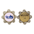 thumbnail image 1 of Mascarilla azul Feliz Carnaval de Venecia Broche de flores, regalo de joyería para mujeres y niñas Unbranded M, 1 of 3