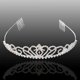 thumbnail image 1 of Bseash Tiara De Cristal Plateado, Diadema Con Corona, Corona Elegante De Princesa Con Peines Para Mujeres, Niñas, Novia, Boda, Graduación, Fiesta De Cumpleaños, 1 of 1