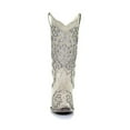 thumbnail image 4 of CORRAL Adult Female Glitter Inlay & Crystals White Boots, Size: 10.5, Width: M, 4 of 5