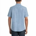 thumbnail image 2 of Hurley Men's Short Sleeve Woven Shirt (Blue, Medium), 2 of 2