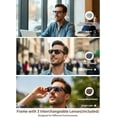 thumbnail image 5 of AI Smart Glasses with Camera,1080P HD Photo Video Recording Glasses,Real-Time Translation, ChatGPT Voice Assistant (Photochromic lenses), 5 of 11