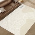 thumbnail image 2 of HOMERRY 9' x 12' Area Rug for Living Room Washable Bedroom Abstract Carpet for Floor Decor, Camel, 2 of 6