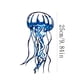 thumbnail image 3 of Jellyfish Metal Iron Art Crafts Indoor Wall Decoration, 3 of 6