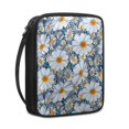 thumbnail image 2 of ZUXONGSY Daisy Print Bible Case for Women Men Bible Cover Lightweight Church Bible Bag with Zippers Waterproof Bible Protective Bible Study Supplies Journal Case, 2 of 6