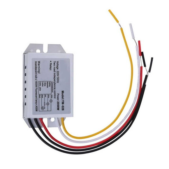 Eigraketly Interruptor de lámpara Interruptores de derivación inalámbricos de ahorro de energía Unidad de derivación segura Luces de repuesto Herramientas eléctricas