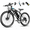 Black Blue, variant on 26" Electric Bike for Adults, ebike 750W Peak Power Motor, 35Miles 25MPH Electric Mountain Bike with 432Wh Removable Battery, 7-Speed,UL 2849