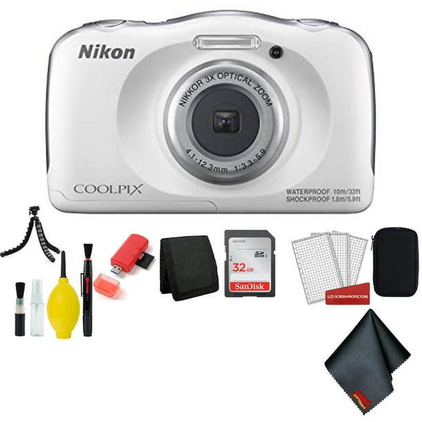 Nikon Coolpix W150 WiFi Rugged Waterproof Digital Camera (White) 13.2
