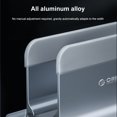 thumbnail image 2 of Soporte para portátil Gravity de aleación de aluminio para Macbook/iPad/iPhone (1 ranura plateada) Ehuebsd Para estrenar, 2 of 7