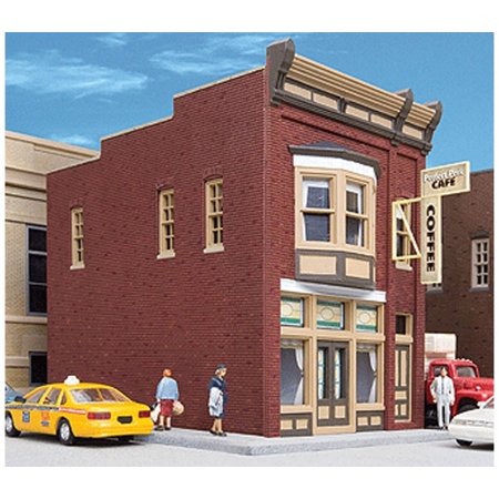 Walthers Cornerstone HO Scale Building/Structure Kit Perfect Perk Café