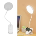 thumbnail image 1 of Luz De Escritorio Con Clip, Luz De Lectura LED Para El Cuidado De Los Ojos, Iluminación Integral Regulable De 3 Modos Para Estudiar, 1 of 7