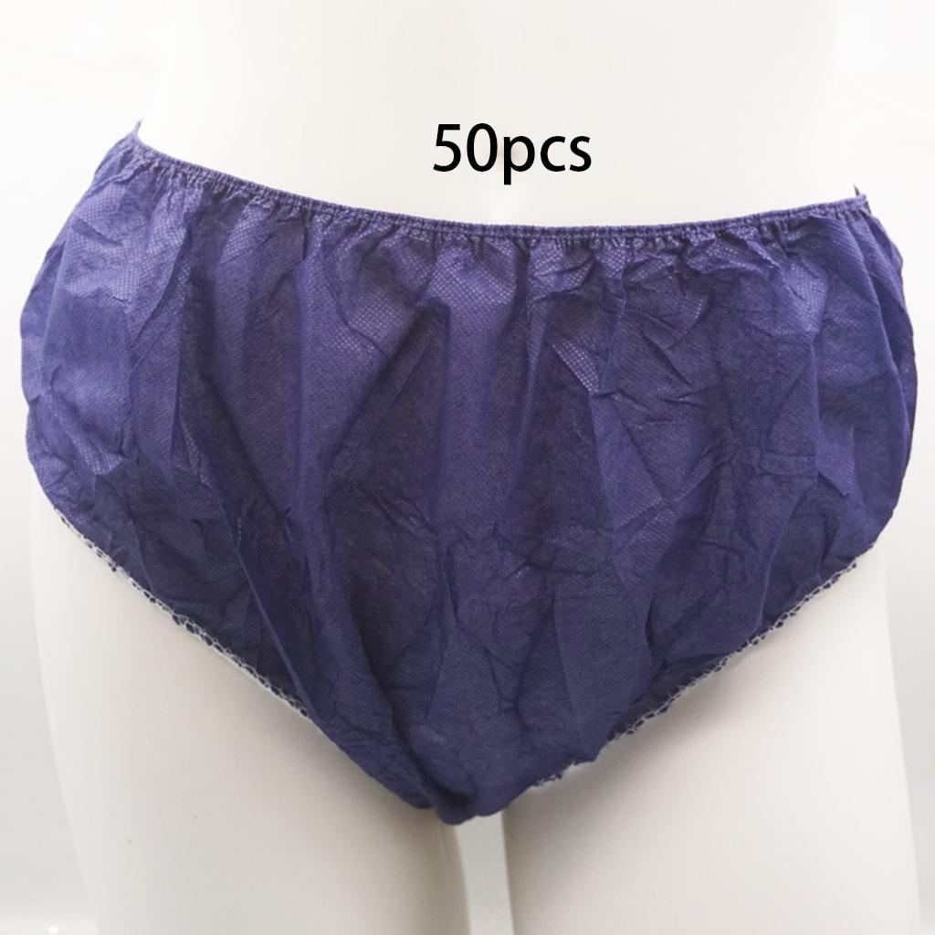 50pcs Disposable Underwear, Breathable Non Woven Underwear Convenient for  Travel Spa : : Health & Personal Care