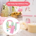 thumbnail image 2 of Doll Swing Toys Mode Accessoires de Balançoire et Toboggan pour Poupée Ensemble de Terrain de Jeu Accessoire de Maison de Poupée 45cmx36.5cm, 2 of 11