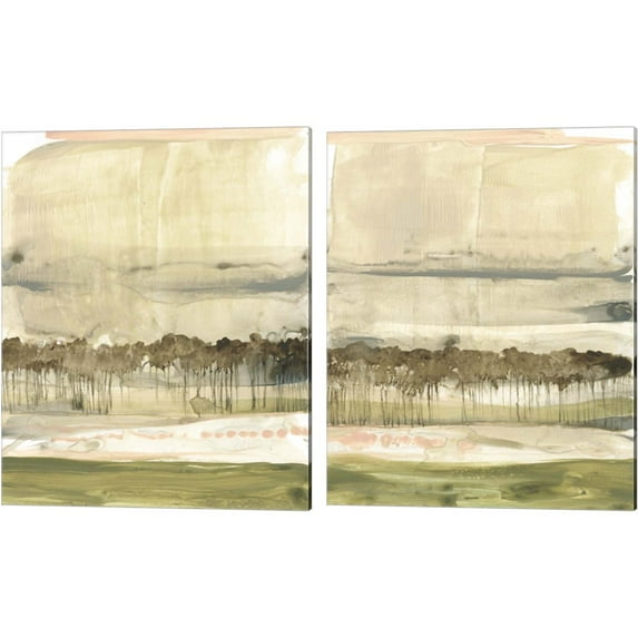 Great Art Now Umber Canopy by Jennifer Goldberger 2 Piece Canvas Art Set Each 12W x 15H