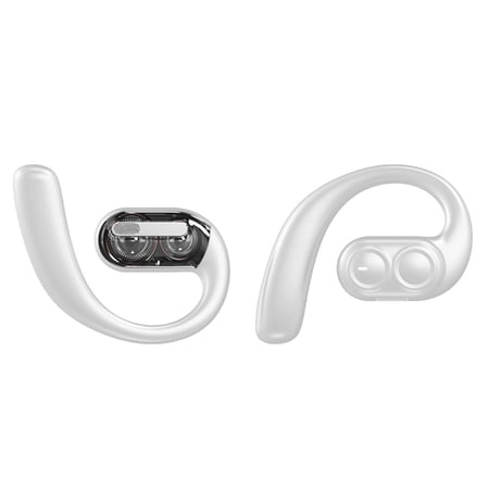 JOGZMZ Bluetooth 5.4 Wireless Ear Mounted Two Speaker Stereo High-definition Call Directional Sound Transmission Bluetooth Earphones