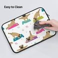 thumbnail image 6 of Bingfone Yoga Dogs Poses Laptop Sleeve Case 15 Inch, 360° Protective Computer Carrying Bag, 6 of 9