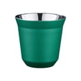 thumbnail image 1 of Tazas de café Cateissary de acero inoxidable con aislamiento de doble pared color verde, 1 of 6