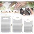 thumbnail image 4 of GNEL 3pzs Tablas de Cortar de Titanio para Cocina, Titanium Cutting Board, Tabla Para Cortar Con 3 Tallas, Resistente Duradero cara de titanio de grado hub, 4 of 8