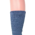 thumbnail image 7 of Long Cotton Lightweight Slouch Socks 3 PAIRS Captains Blue Boot Socks Size 9-11, 7 of 7