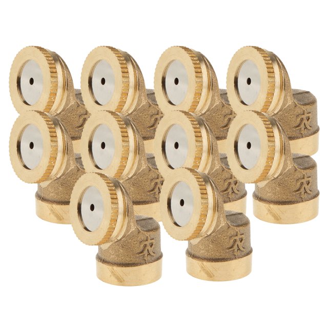 10x Latón 1/2 "DN15 Jardín Hierba Césped Boquilla De Riego Pieza De Rociador De Riego Sunnimix Boquilla de latón para jardinería
