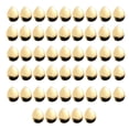 thumbnail image 1 of Cuchillas Giratorias para Pesca Accesorios Señuelos Suaves (dorado L) 50 Uds., 1 of 8