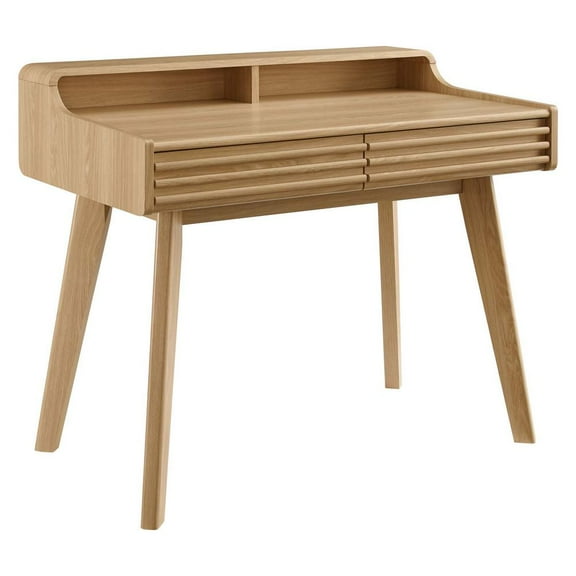 Modway Render Writing Desk in Oak