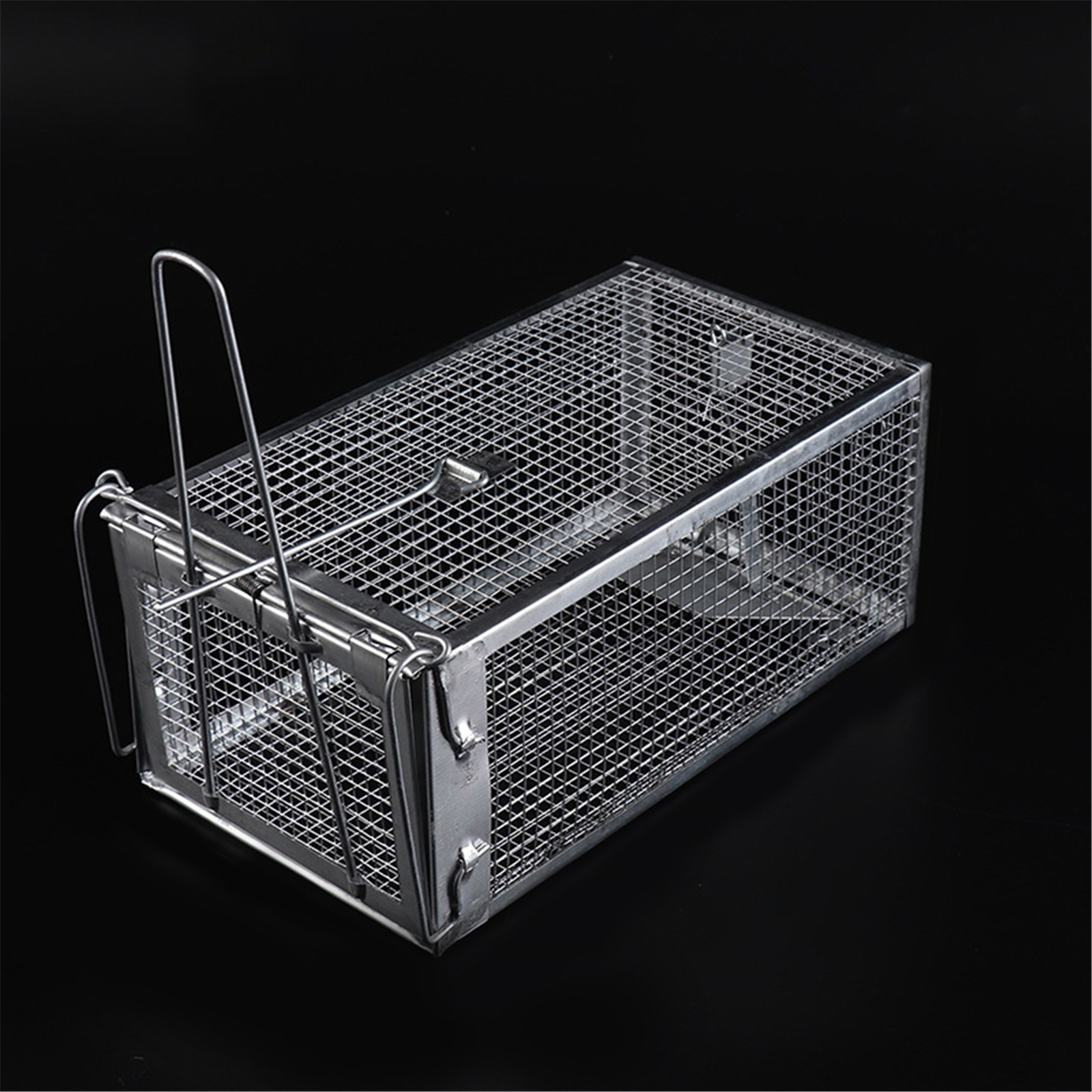 XYKA Heavy Duty Squirrel Trap Humane Live Animal Cage Trap for Squirrels 2Pcs Trap Cage Animal Catch 11*5.5*4.3 Inch