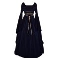 thumbnail image 1 of Renaissance Medieval Women Halloween Gothic Witch Cosplay Costume Performance Fancy Dress Up zhangyuxiang LED, 1 of 2