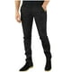thumbnail image 2 of Pantalones de longitud completa para hombre, informales, finos, de color liso, para negocios, diarios, con bolsillos, cintura media, con botones, de poliéster., 2 of 6