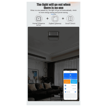Zigbee Tuya Human Presence Sensor 24G Millimeter Wave Radar Human Static Motion Sensing Smart Life APP