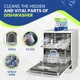 thumbnail image 4 of Dishwasher Cleaner & Deodorizer Tablets 24-Pack – Deep Clean, Fresh, Sparkling Cleaning for Spray Arms, Filters Drains Removes Grease, Residue Hard Water Buildup, 4 of 4