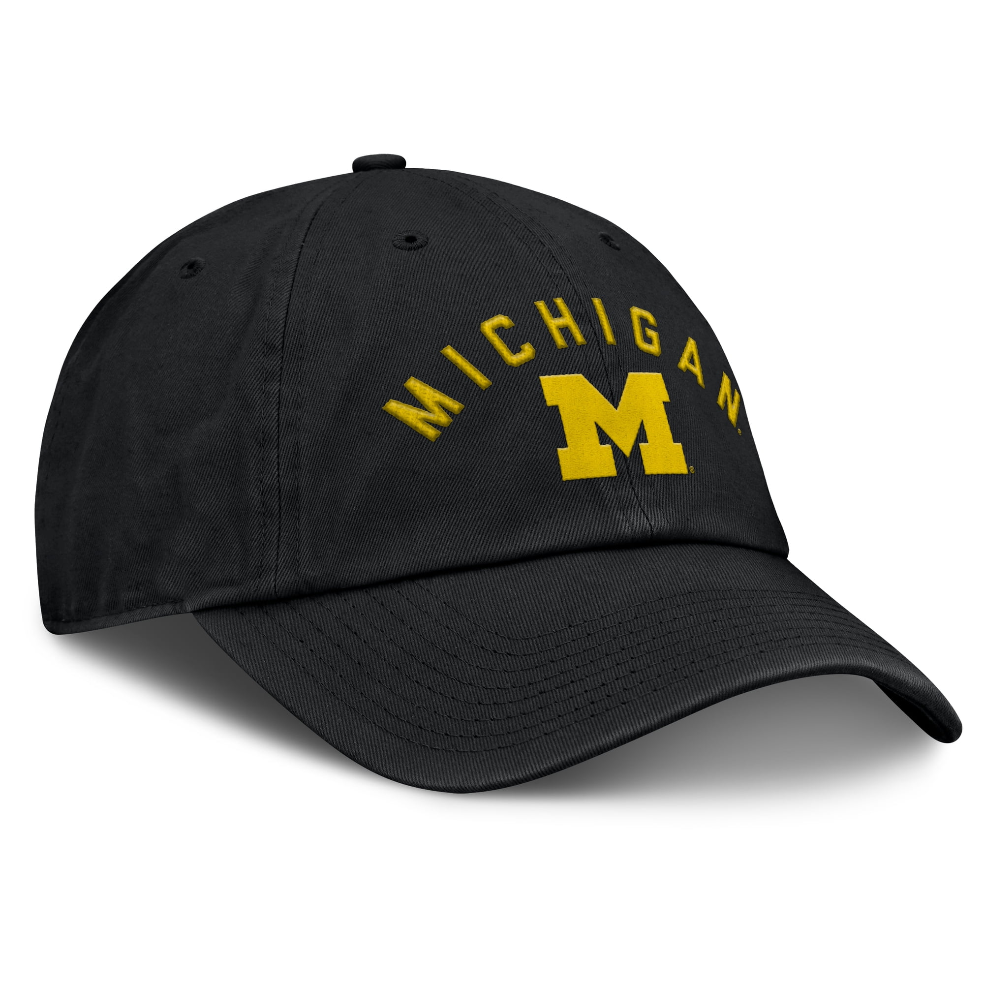 Men's Fanatics Black Michigan Wolverines Myth Adjustable Hat