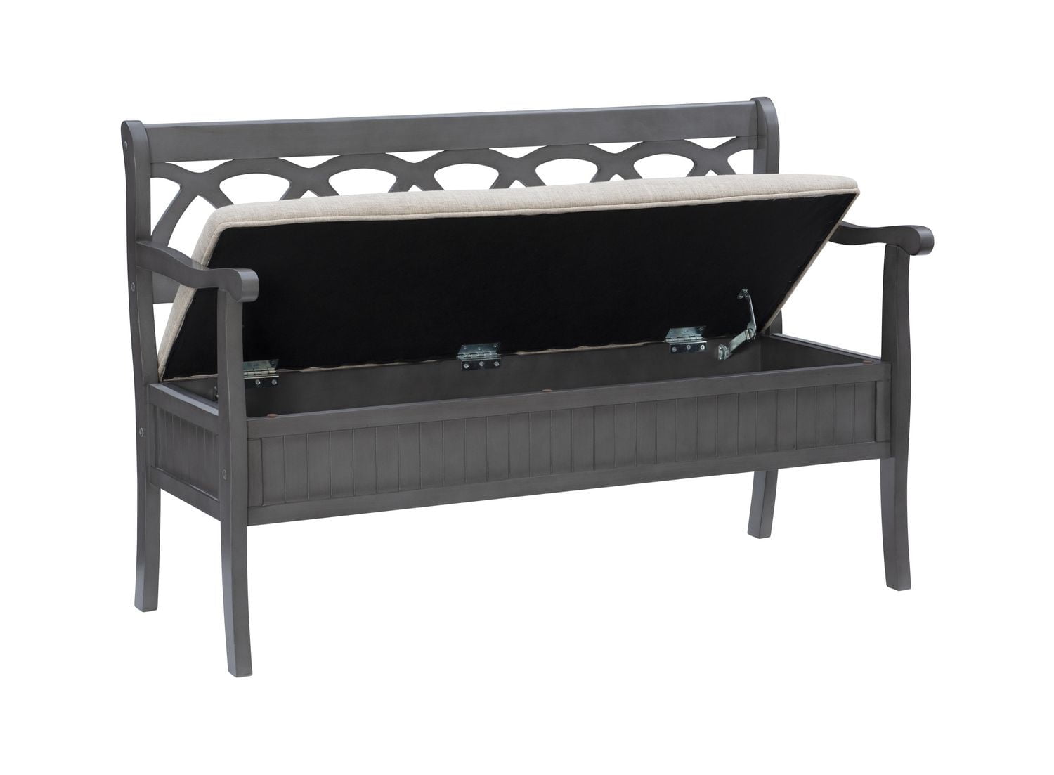 Banc de Rangement Harland, Gris