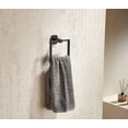 thumbnail image 3 of MIYILI Porte-Serviettes Moderne Hexagonal en Acier Inoxydable pour Salle de Bain, Porte-Serviettes Mural Noir Mat, 3 of 8