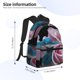 thumbnail image 2 of Fotbe Blue Lipped Pit Viper And Three Pink Roses Mochila Ligera Casual para Laptop para Hombres y Mujeres, Mochila Impermeable de Uso Diario, Mochila para Universidad, 2 of 6